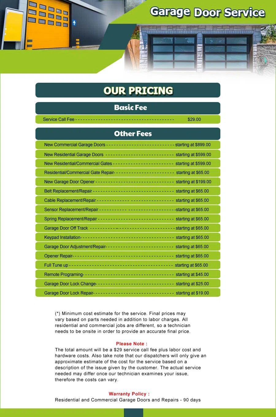 Garage Door 24 Hours Repairs Bothell, WA 425-502-6273